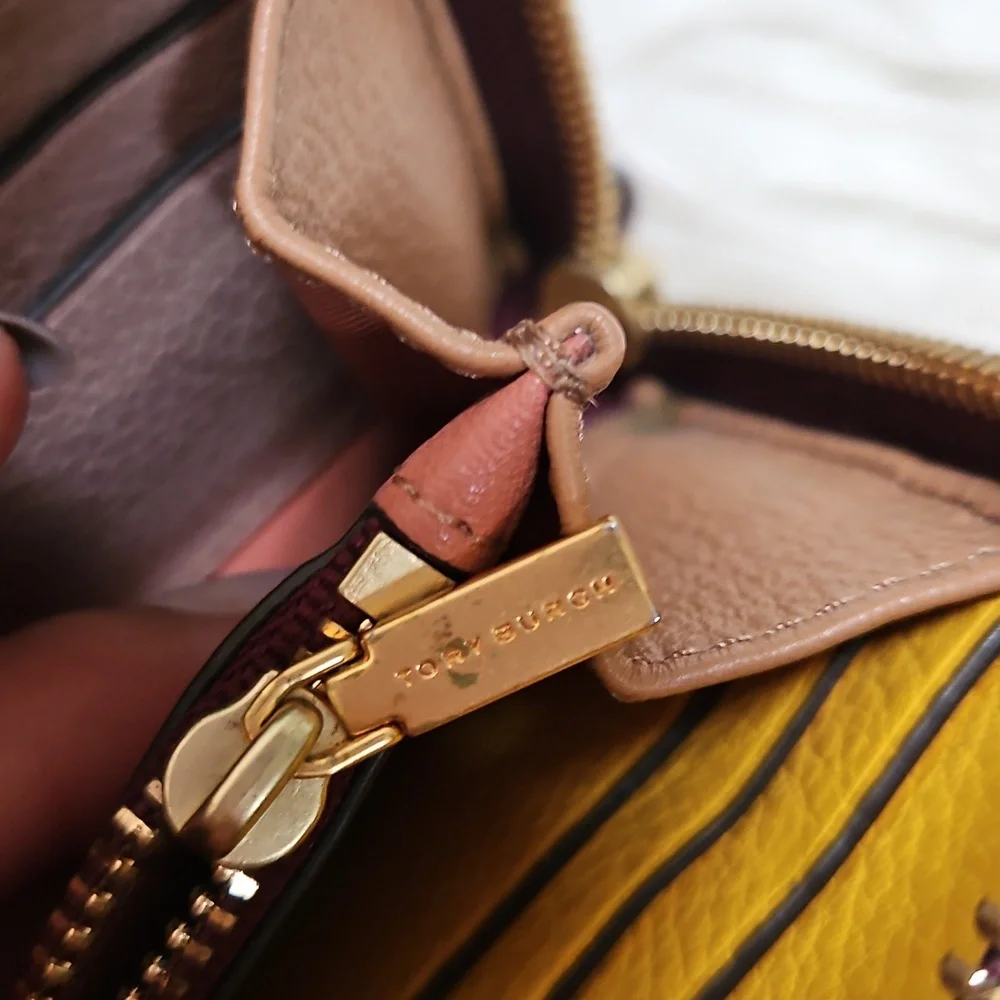 Tory Burch Two Tone Leather Wallet